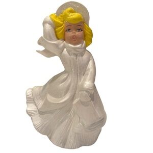 Atlantic Mold Christmas Woman Caroler Collection Figurine Vintage “77